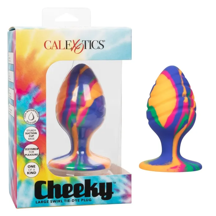 Anal CalExotics Cheeky Large Swirl TieDye Plug
