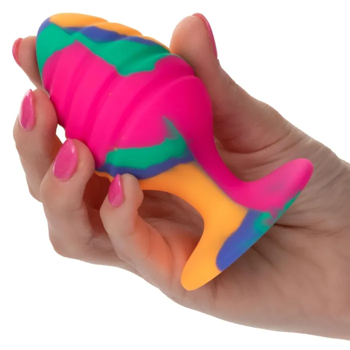 Anal CalExotics Cheeky Large Swirl TieDye Plug