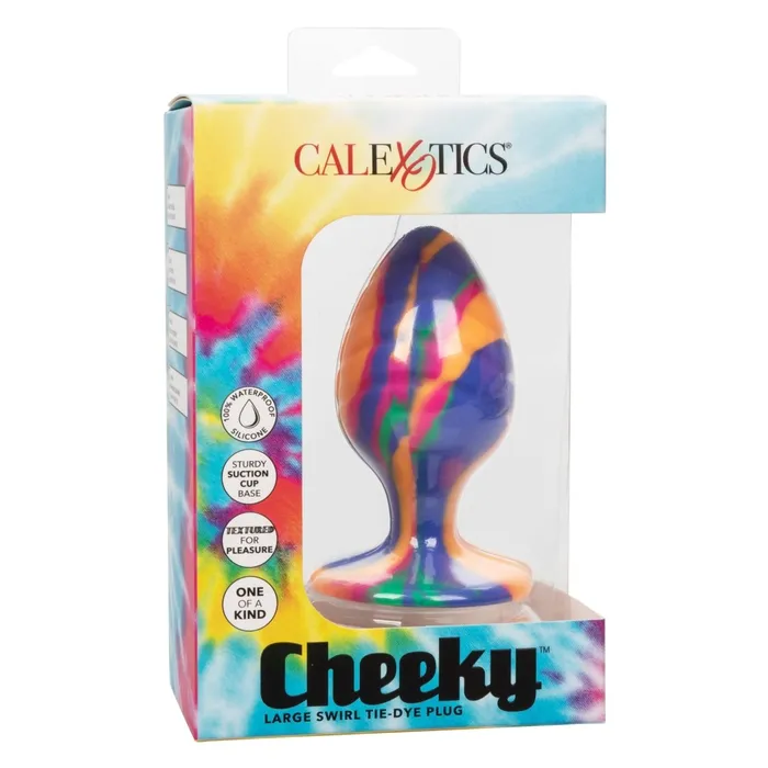 Anal CalExotics Cheeky Large Swirl TieDye Plug