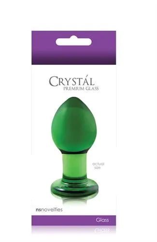 Anal Crystal Premium Glass Plug Clear nsnovelties