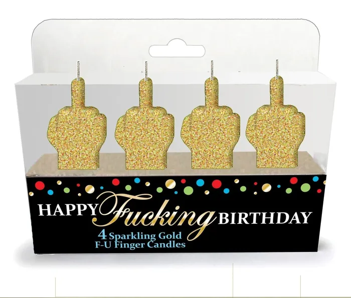 Anal Little Genie Happy Fucking Birthday Candle Set