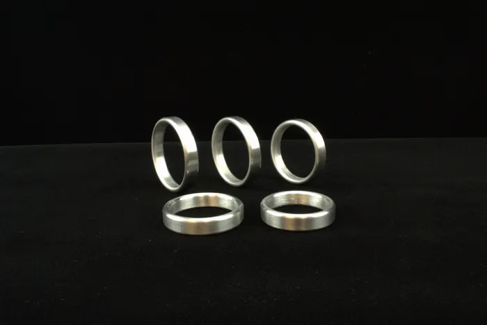 Ballisticmetal Female Sex Toys Narrow Style Cockring in Aluminum