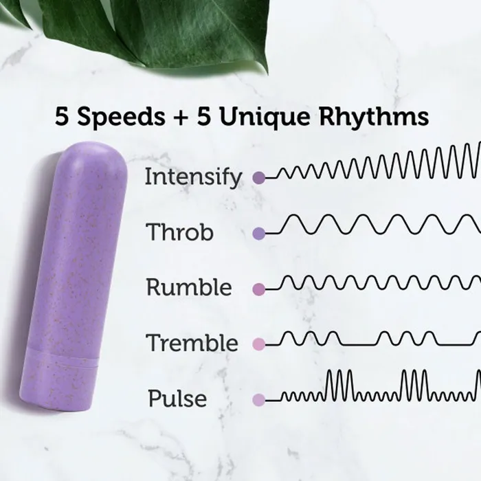Blush Novelties Female Sex Toys Gaia Eco Rechargeable Bullet Lilac
