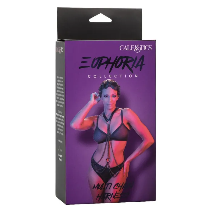 CalExotics Anal Euphoria Collection Multi Chain Harness Black
