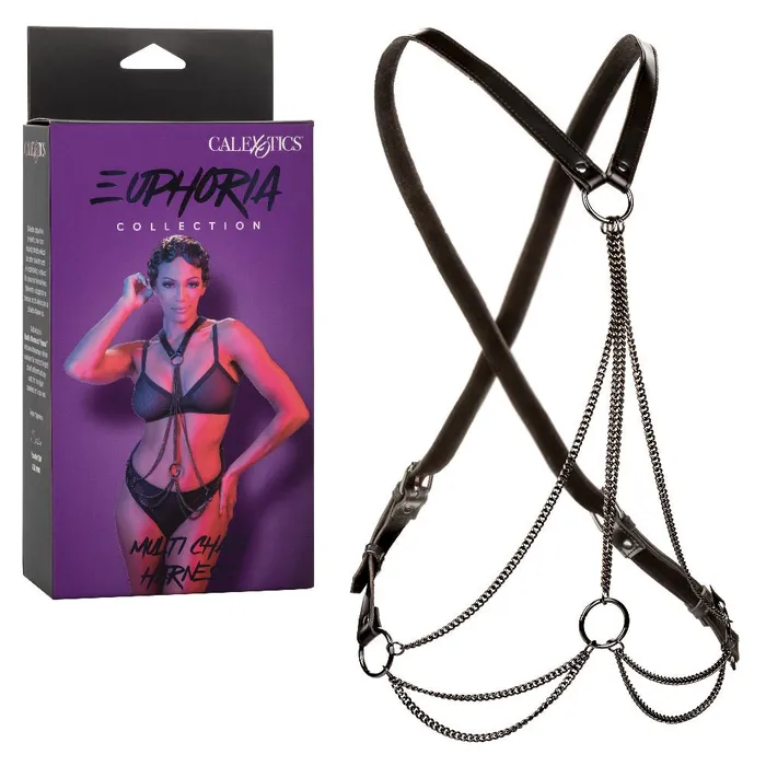CalExotics Anal Euphoria Collection Multi Chain Harness Black CalExotics Anal Euphoria Collection Multi Chain Harness Black