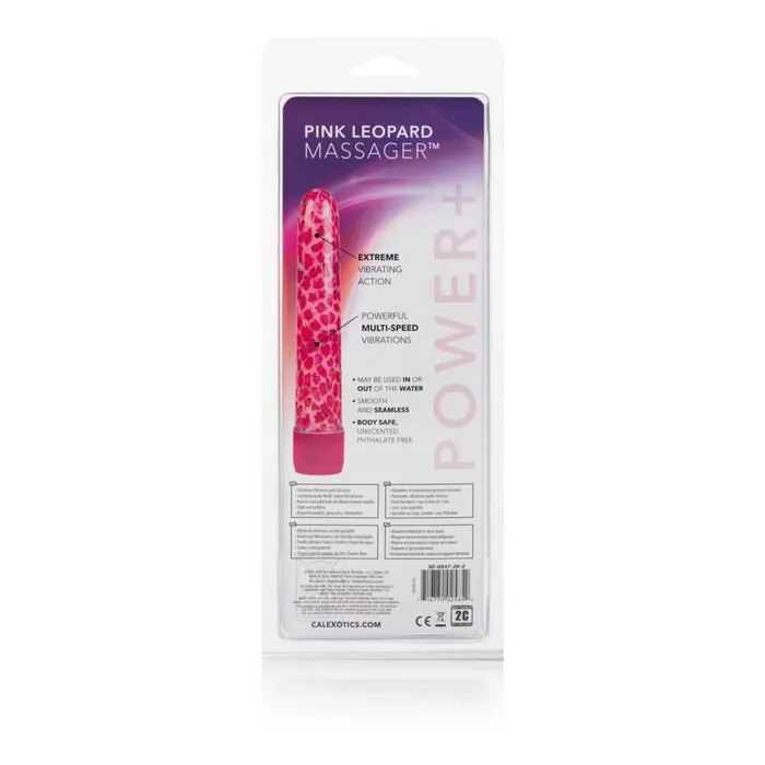 CalExotics Vibrators Leopard Massager Pink CalExotics Vibrators Leopard Massager Pink