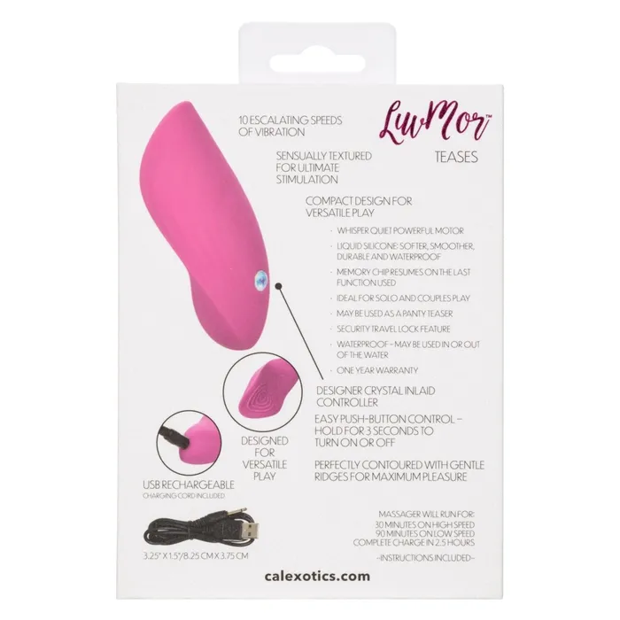 CalExotics Vibrators Luvmor Teases Pink