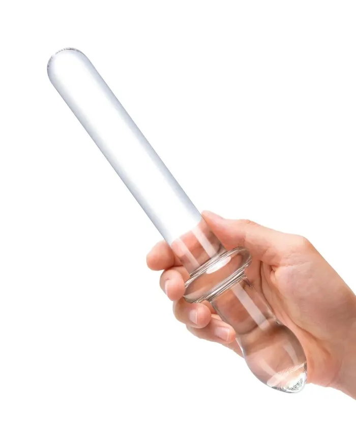 Dildos Glas 925 Inch Classic Smooth DualEnded Dildo Clear Dildos Glas 925 Inch Classic Smooth DualEnded Dildo Clear