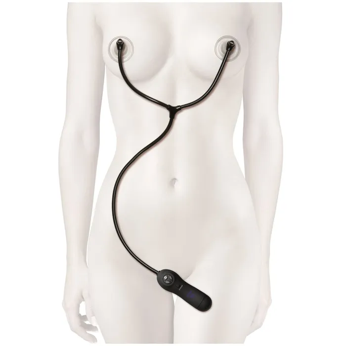 Doc Johnson Anal Merci Swell Auto Vibrating Nipple Sucker Cups Black Doc Johnson Anal Merci Swell Auto Vibrating Nipple Sucker Cups Black
