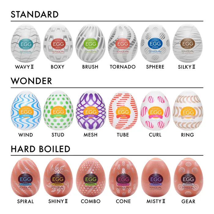 EGG Variety Pack New Standard TENGA STORE EUROPE Male Sex Toys
