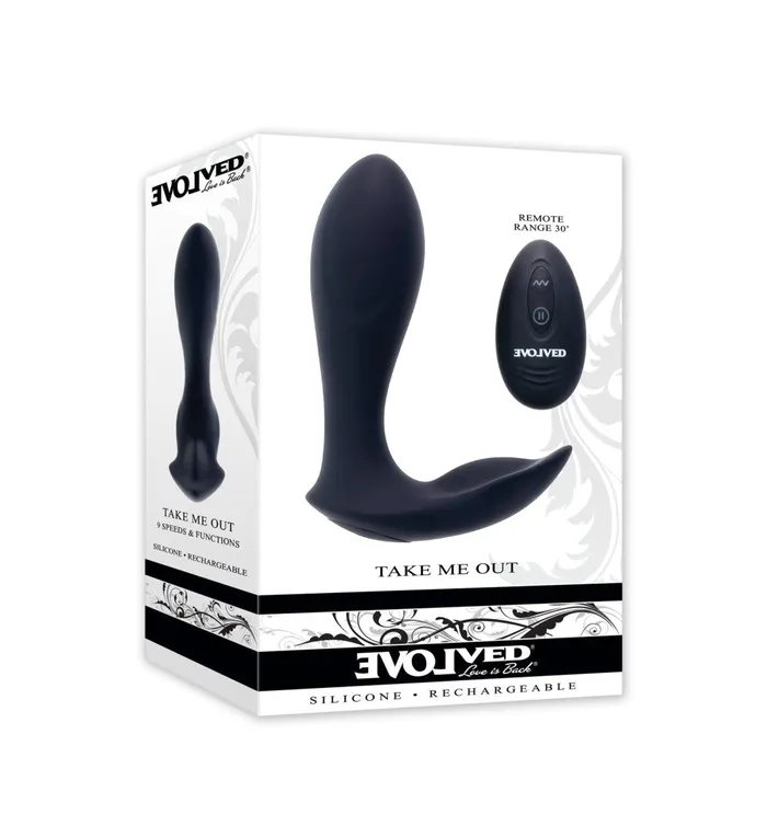 Evolved Novelties Anal Take Me Out Black Evolved Novelties Anal Take Me Out Black