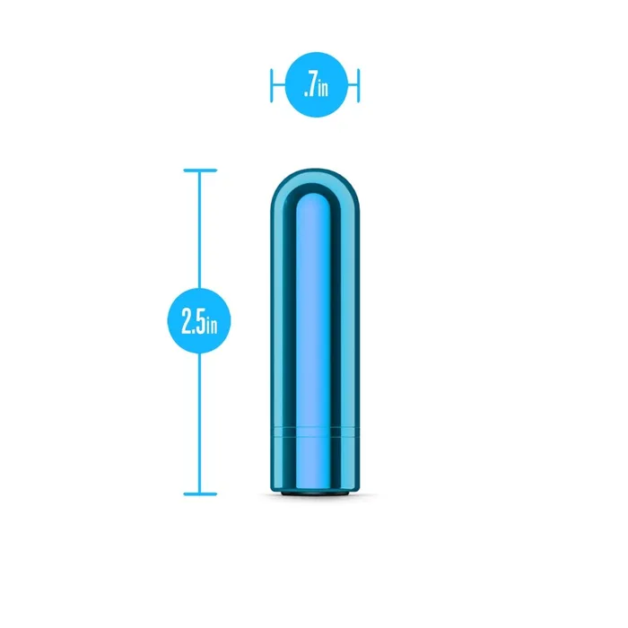 Female Sex Toys Blush Kool Vibes Rechargeable Mini Bullet Blueberry