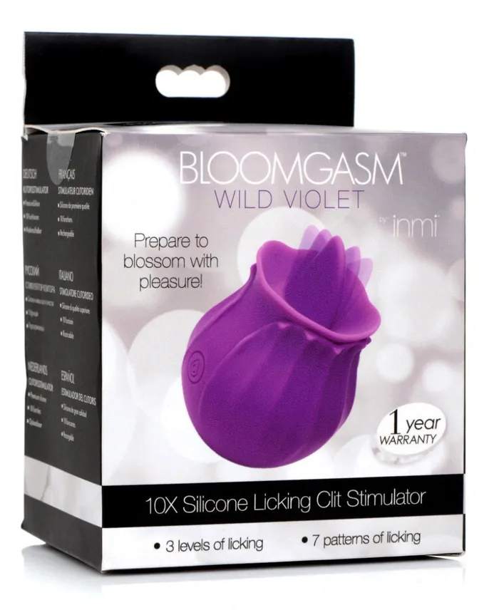 Female Sex Toys XR Brands inmi Inmi Bloomgasm Wild Violet Licking Silicone Stimulator Violet Female Sex Toys XR Brands inmi Inmi Bloomgasm Wild Violet Licking Silicone Stimulator Violet