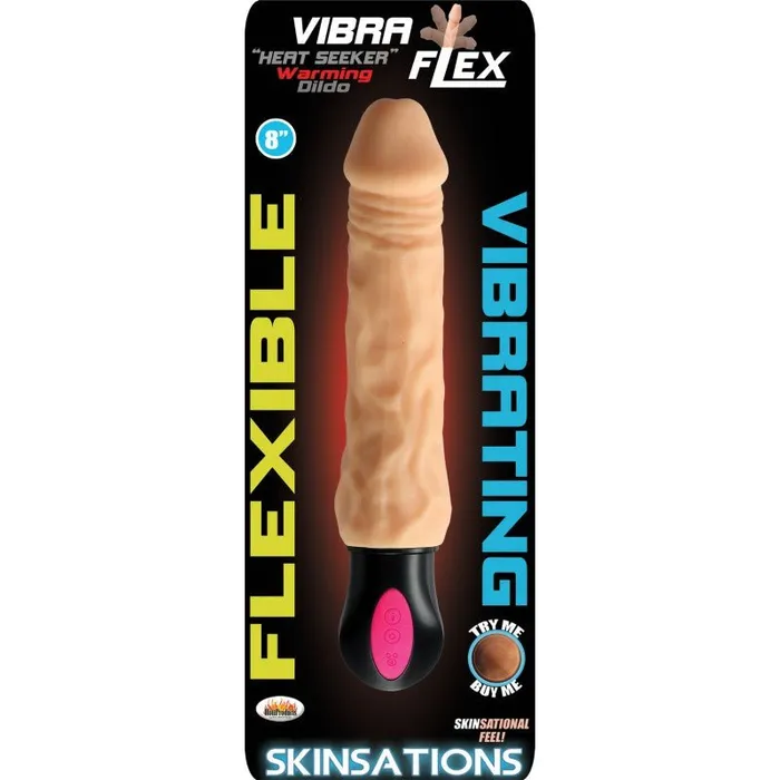 Hott Products Skinsations VibraFlex Heat Seeker Flexible Warming Dildo With 12 Frequencies Female Sex Toys Hott Products Skinsations VibraFlex Heat Seeker Flexible Warming Dildo With 12 Frequencies Female Sex Toys