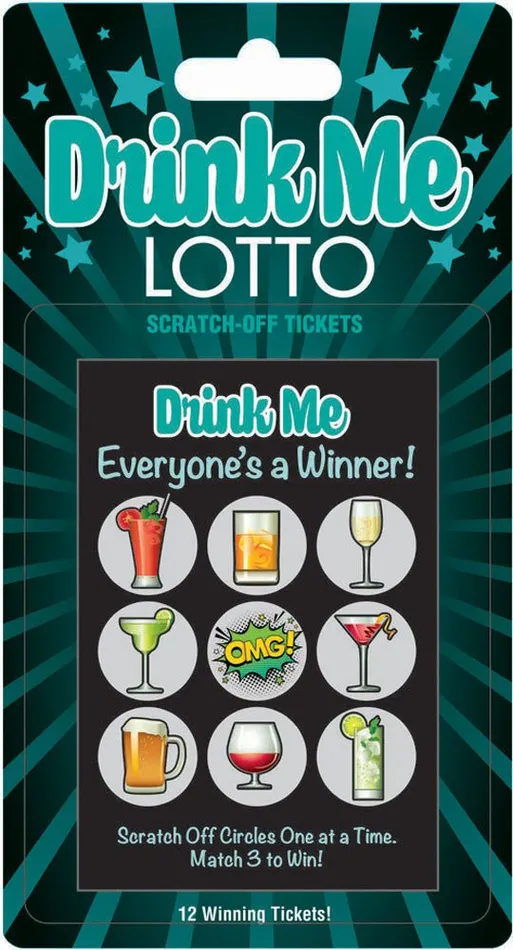 Little Genie Vibrators Drink Me Lotto 12 Winning Tickets