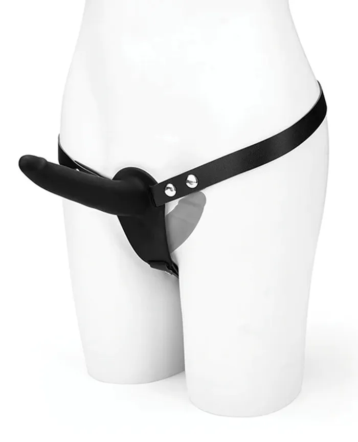 Lux Fetish Female Sex Toys Silicone Strap on Harness Dildo With Internal Penetration Black Lux Fetish Female Sex Toys Silicone Strap on Harness Dildo With Internal Penetration Black