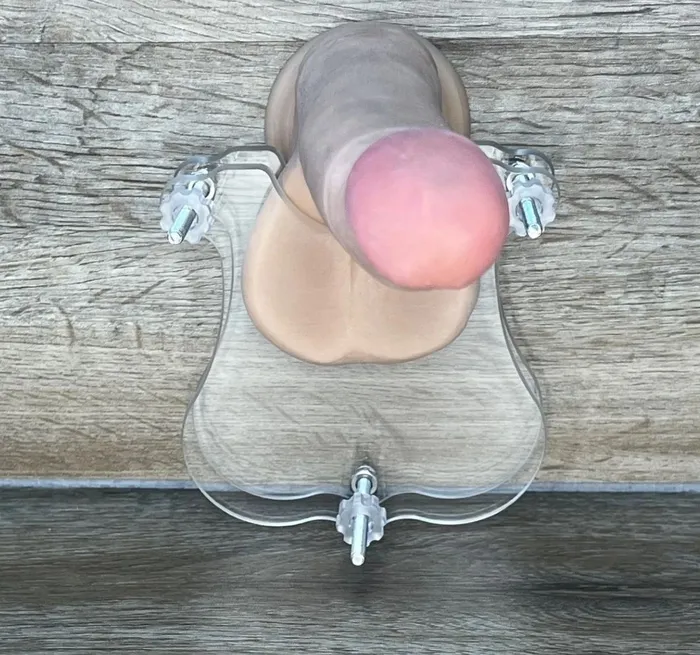 Male Sex Toys Ballisticmetal Extreme Ball Testicle Crusher Crystal Clear Version