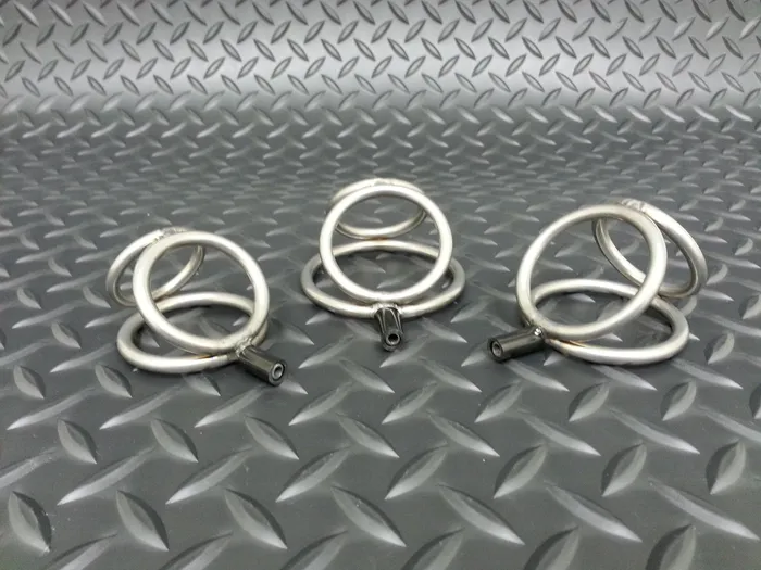 Male Sex Toys Ballisticmetal Wholesale Electro Triple Rings Stainless Steel Cock Cage Male Sex Toys Ballisticmetal Wholesale Electro Triple Rings Stainless Steel Cock Cage
