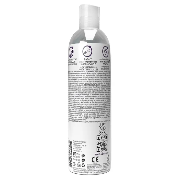 Male Sex Toys Wet Wet Anal Lube 8oz Uranus Extra Thick Water Based