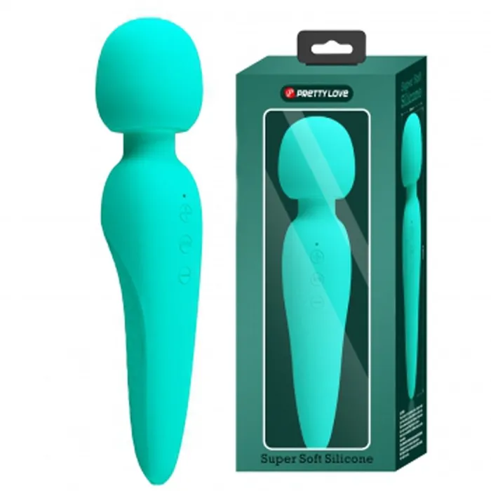 Meredith Super Soft Silicone Wand Turquoise Pretty Love Female Sex Toys Meredith Super Soft Silicone Wand Turquoise Pretty Love Female Sex Toys