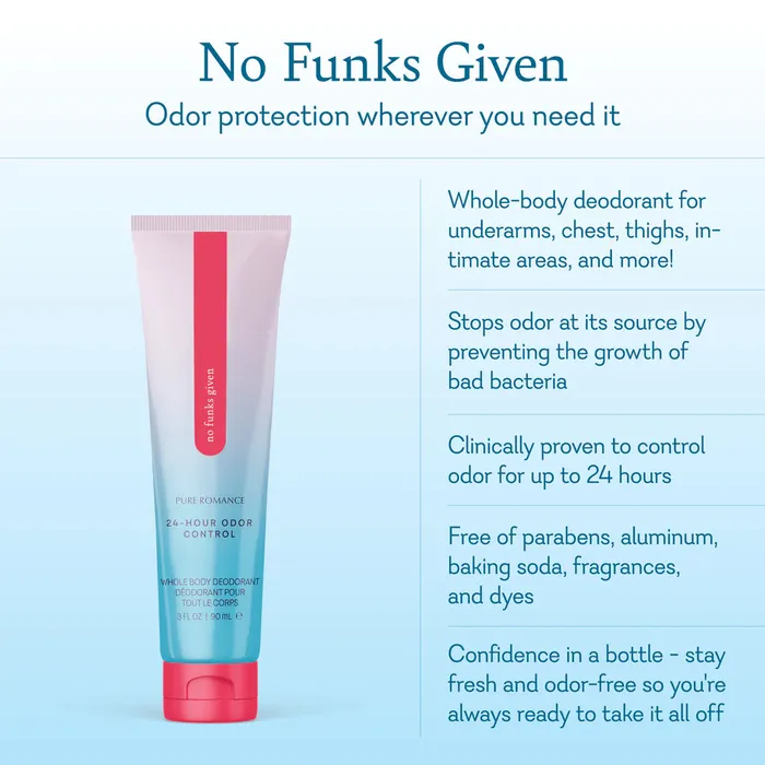 No Funks Given Full Body Deodorant Pure Romance By Val Female Sex Toys
