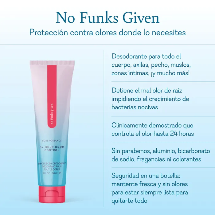 No Funks Given Full Body Deodorant Pure Romance By Val Female Sex Toys