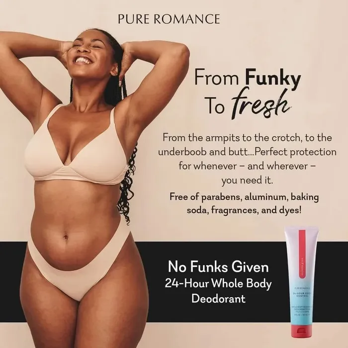 No Funks Given Full Body Deodorant Pure Romance By Val Female Sex Toys