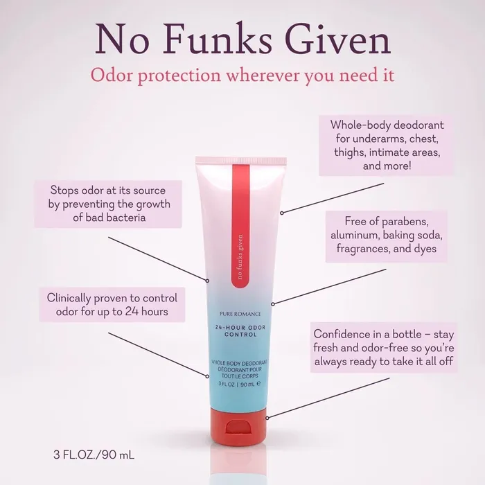 No Funks Given Full Body Deodorant Pure Romance By Val Female Sex Toys