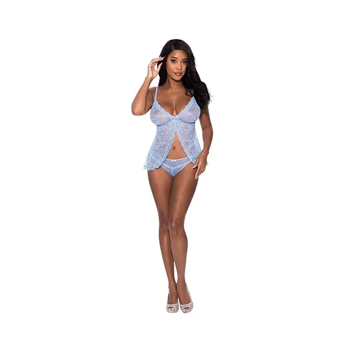 Ooh La Lace Babydoll Crotchless Panty The Flirtation Station Female Sex Toys