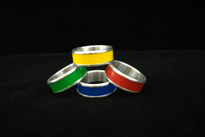 Pride Style Color Stripe Cockring in Aluminum Ballisticmetal Female Sex Toys Pride Style Color Stripe Cockring in Aluminum Ballisticmetal Female Sex Toys