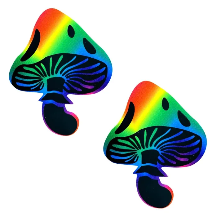 Rainbow Trippin Psychedelic Toadstool Nipple Cover Pasties Neva Nude Female Sex Toys Rainbow Trippin Psychedelic Toadstool Nipple Cover Pasties Neva Nude Female Sex Toys