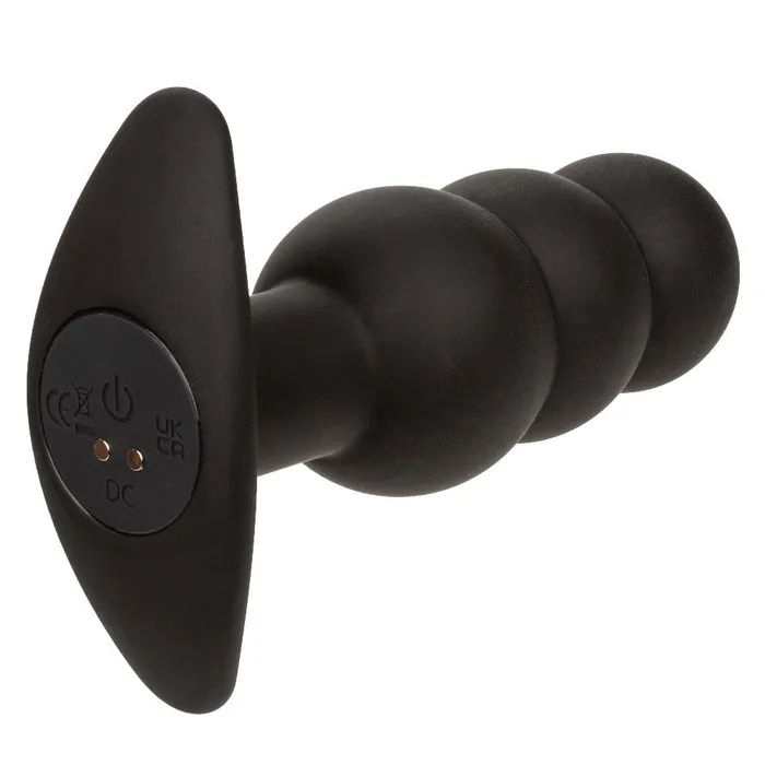 Rock Bottom Beaded Probe Black CalExotics Anal Rock Bottom Beaded Probe Black CalExotics Anal