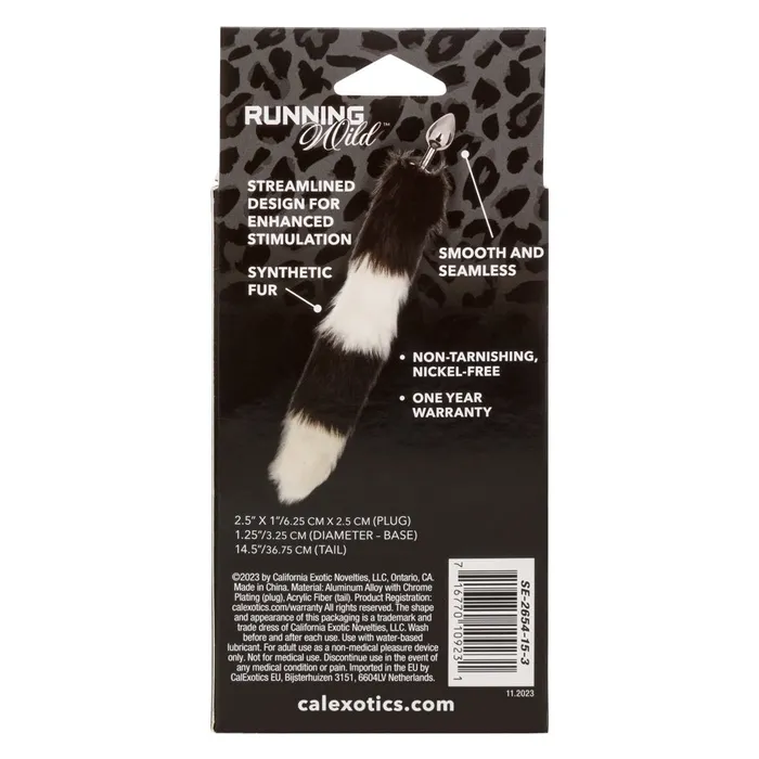 Running Wild Tail Blackwhite CalExotics Anal Running Wild Tail Blackwhite CalExotics Anal