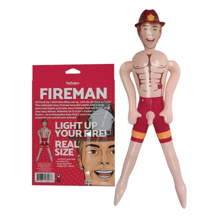 The Flirtation Station Inflatable Fireman Male Sex Toys The Flirtation Station Inflatable Fireman Male Sex Toys