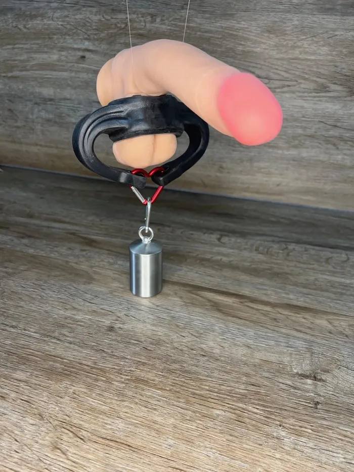 TUG Silicone Ball Stretcher Optional Hanging Weights Available Ballisticmetal Male Sex Toys