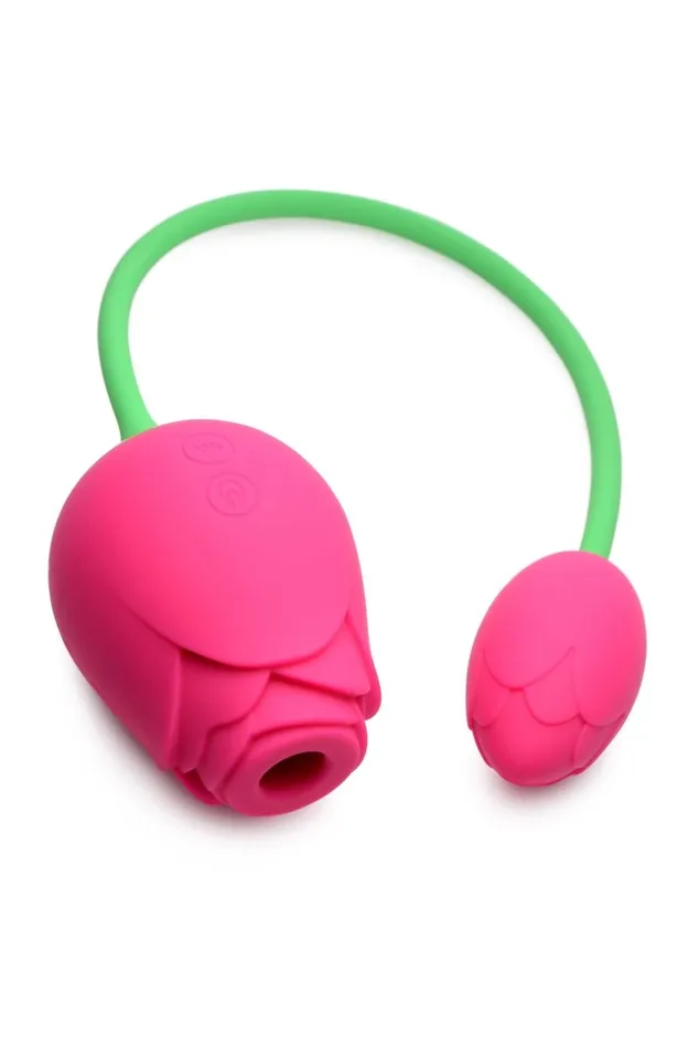 Vibrators Bloomgasm Rose Duet Sucking Rose and Vibrating Rosette XR Brands inmi Vibrators Bloomgasm Rose Duet Sucking Rose and Vibrating Rosette XR Brands inmi