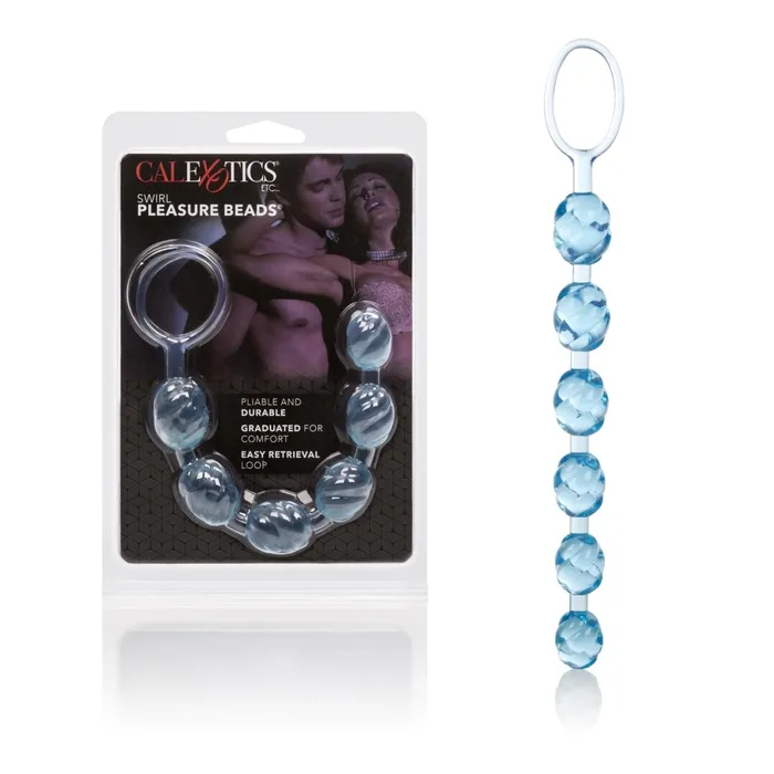 Vibrators CalExotics Swirl Pleasure Beads Blue
