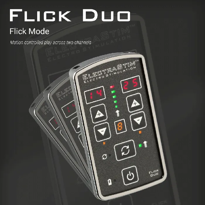 Vibrators Flick Duo Dual Output Stimulator MultiPack EM80M ElectraStim