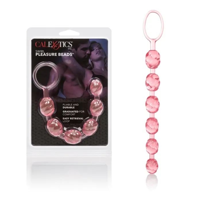 Vibrators Swirl Pleasure Beads Pink CalExotics