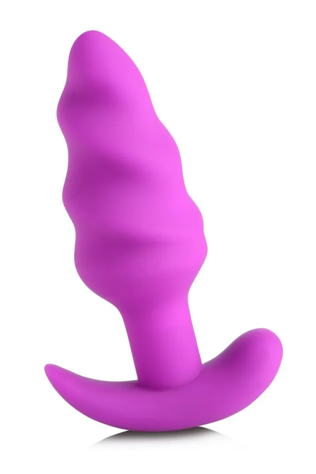 XR Brands Bang Male Sex Toys 21x Silicone Swirl Plug With Remote XR Brands Bang Male Sex Toys 21x Silicone Swirl Plug With Remote