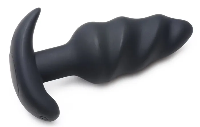 XR Brands Bang Male Sex Toys 21x Silicone Swirl Plug With Remote XR Brands Bang Male Sex Toys 21x Silicone Swirl Plug With Remote