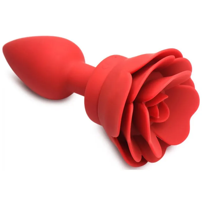 XR Brands Booty Sparks Male Sex Toys 28x Silicone Vibrating Rose Anal Plug With Remote XR Brands Booty Sparks Male Sex Toys 28x Silicone Vibrating Rose Anal Plug With Remote