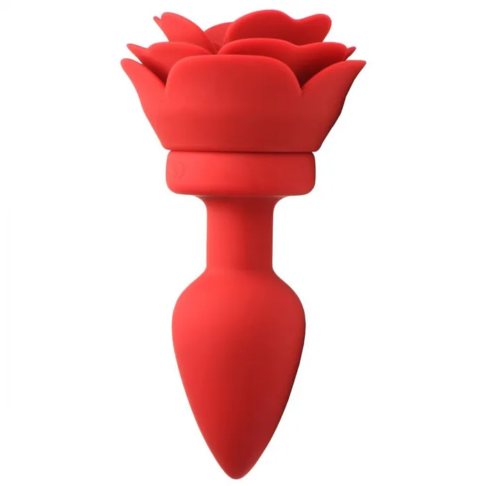 XR Brands Booty Sparks Male Sex Toys 28x Silicone Vibrating Rose Anal Plug With Remote XR Brands Booty Sparks Male Sex Toys 28x Silicone Vibrating Rose Anal Plug With Remote