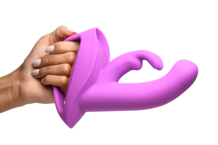 XR Brands inmi Vibrators 10x Come Hither Rocket Silicone Vibrator Purple XR Brands inmi Vibrators 10x Come Hither Rocket Silicone Vibrator Purple