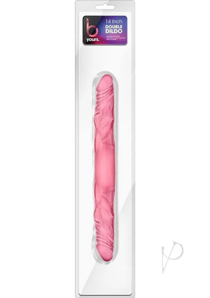 14 Double Dildo Pink B Yours Dildos 14 Double Dildo Pink B Yours Dildos