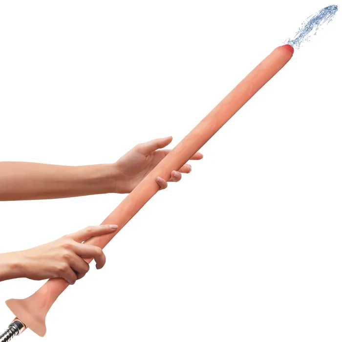 19 Slim Silicone Enema Hose XR Brands Female Sex Toys