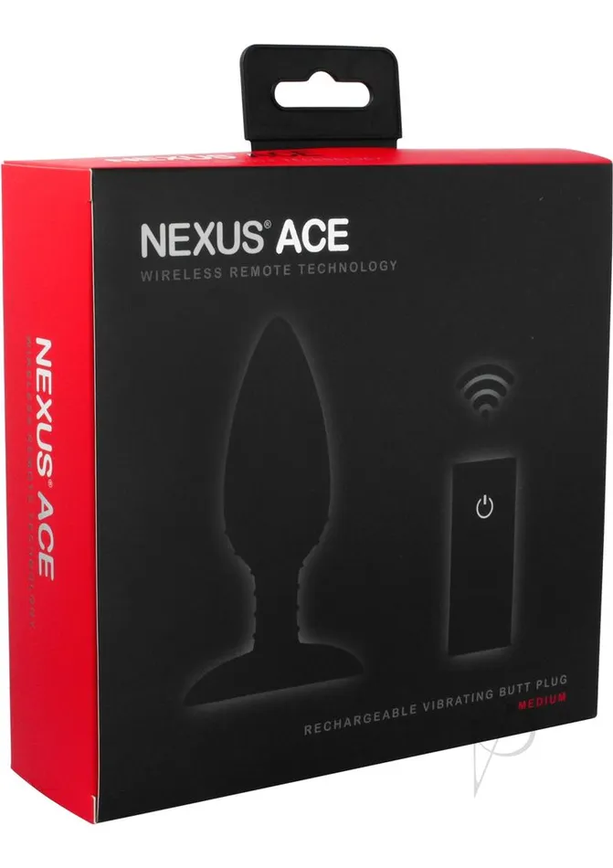 Ace Remote Control Vibe Plug Med Black Nexus Anal