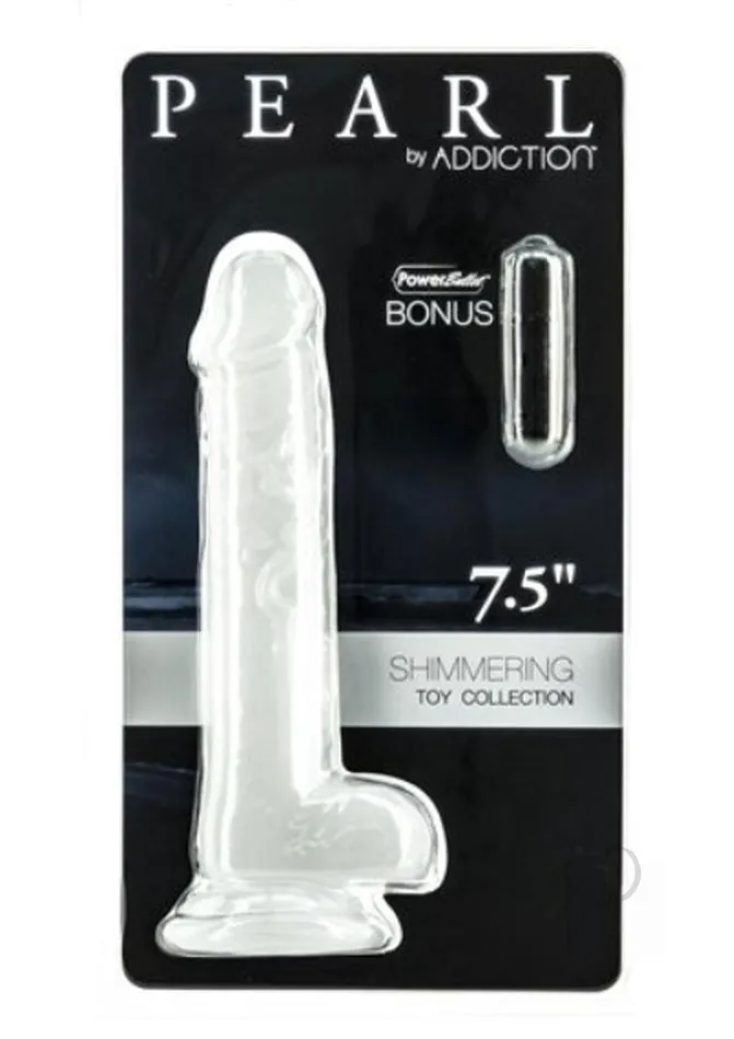 Addiction Dildos Addiction Pearl Dong 75 White
