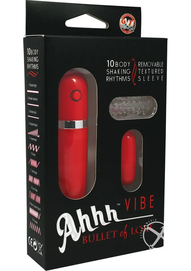 AHHH VIBE Vibrators Ahhh Vibe Red