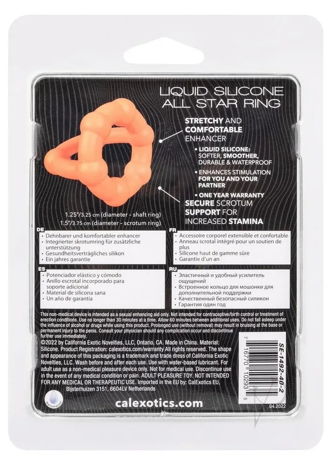 Alpha Alpha Liquid Silicone All Star Ring Male Sex Toys